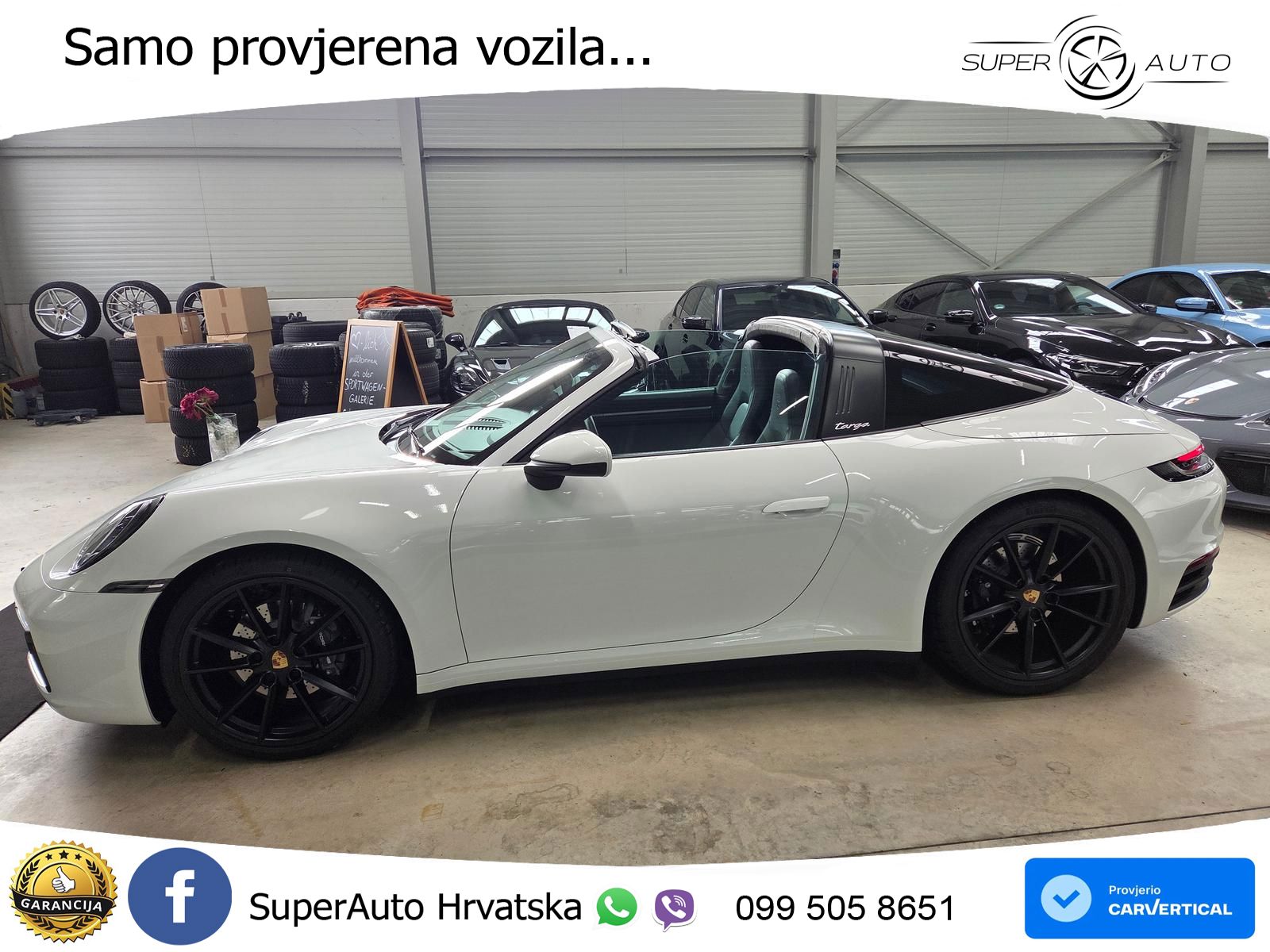 Porsche 911 Targa 4 3.0 (385 KS) PDK LED+GR SJED+ACC