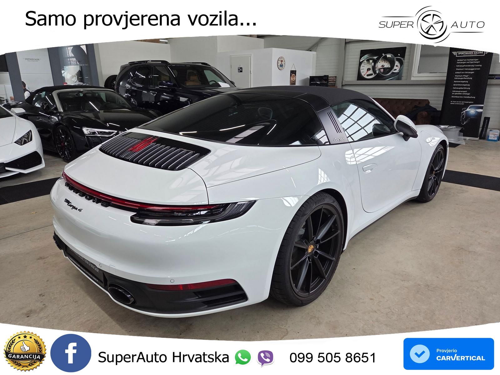 Porsche 911 Targa 4 3.0 (385 KS) PDK LED+GR SJED+ACC