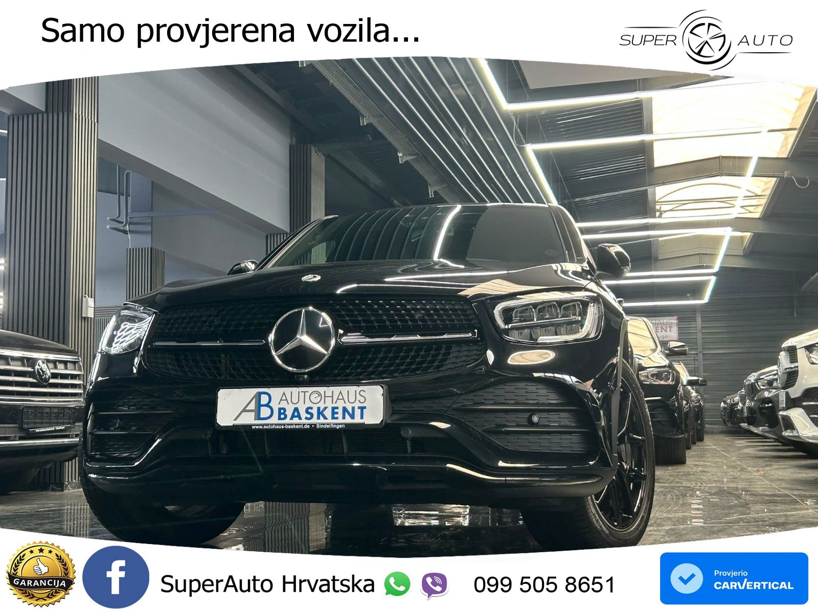 Mercedes GLC Coupe 200 (197 KS) 4MATIC G-TRONIC AMG LED+GR SJED+ACC