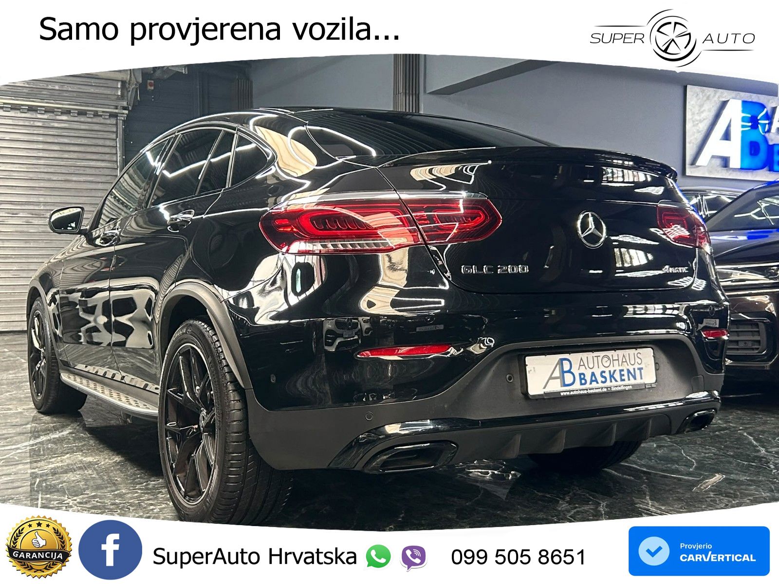 Mercedes GLC Coupe 200 (197 KS) 4MATIC G-TRONIC AMG LED+GR SJED+ACC