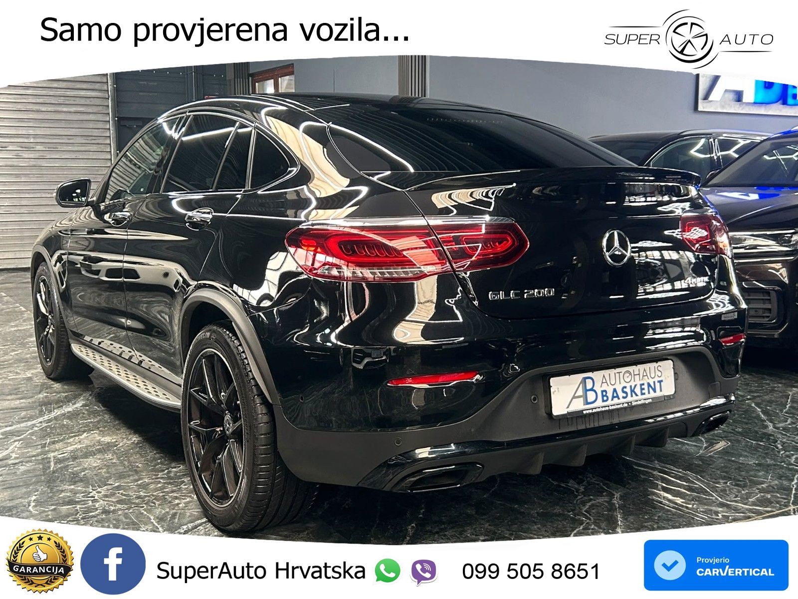 Mercedes GLC Coupe 200 (197 KS) 4MATIC G-TRONIC AMG LED+GR SJED+ACC
