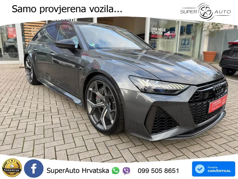 Audi RS6 Avant 4.0 TFSI V8 performance (630 KS)  quattro tiptronic LED+GR SJED+ACC