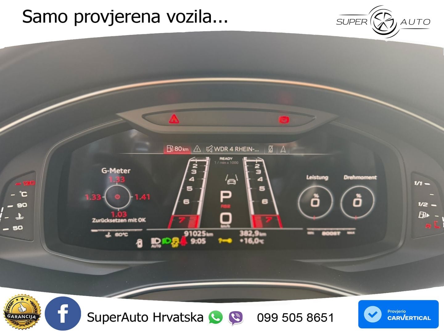 Audi RS6 Avant 4.0 TFSI V8 performance (630 KS)  quattro tiptronic LED+GR SJED+ACC