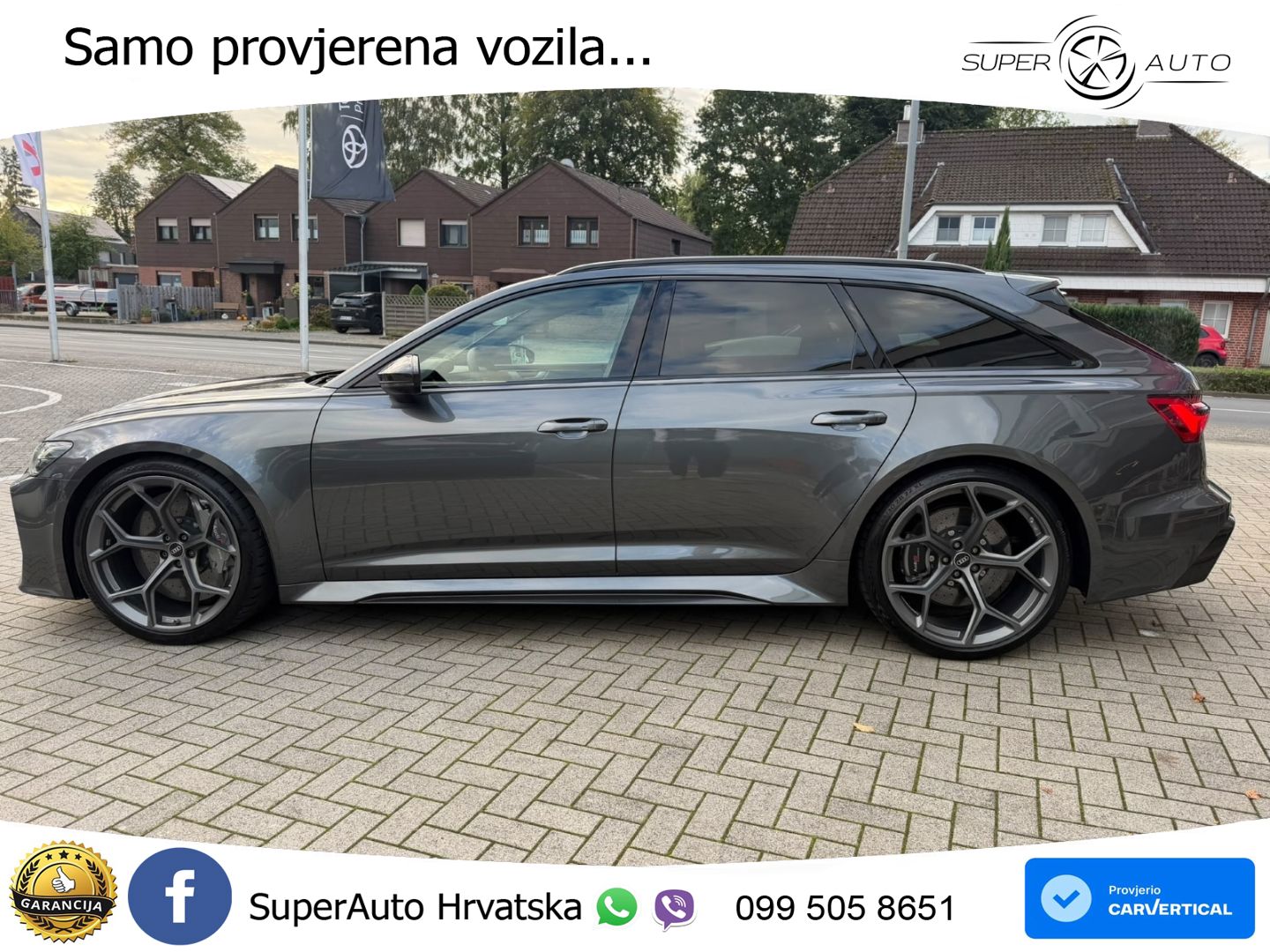 Audi RS6 Avant 4.0 TFSI V8 performance (630 KS)  quattro tiptronic LED+GR SJED+ACC
