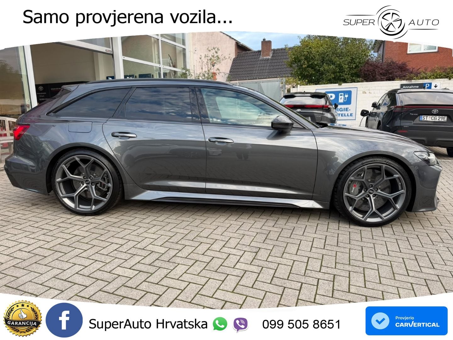 Audi RS6 Avant 4.0 TFSI V8 performance (630 KS)  quattro tiptronic LED+GR SJED+ACC