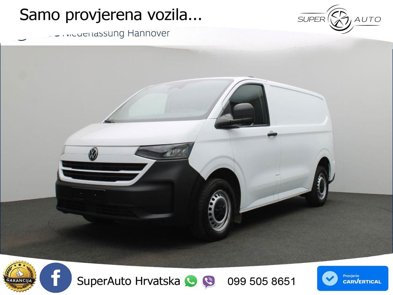 Volkswagen Transporter Kasten kurz AHK Vorbereitg. Klima 150 KS