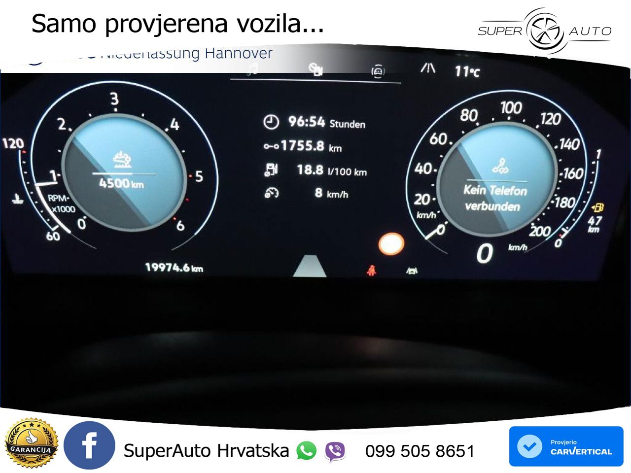 Volkswagen Transporter Kasten kurz AHK Vorbereitg. Klima 150 KS