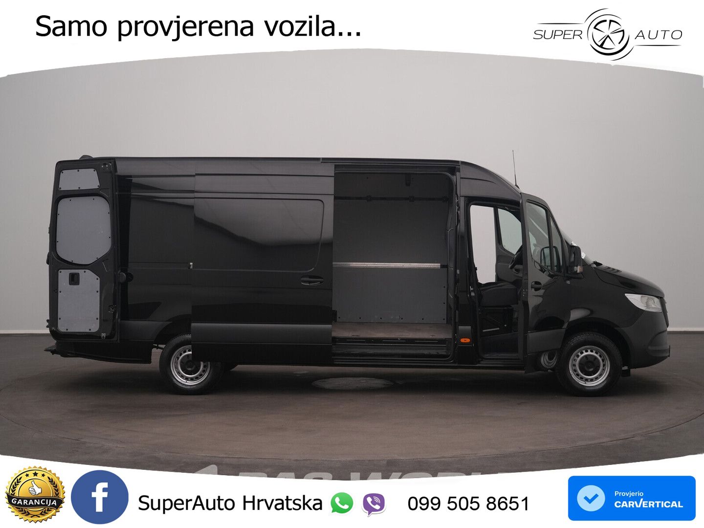 Mercedes-Benz Sprinter 317 CDI Automaat L3H2 3,5t Trekhaak AC/ 170 KS