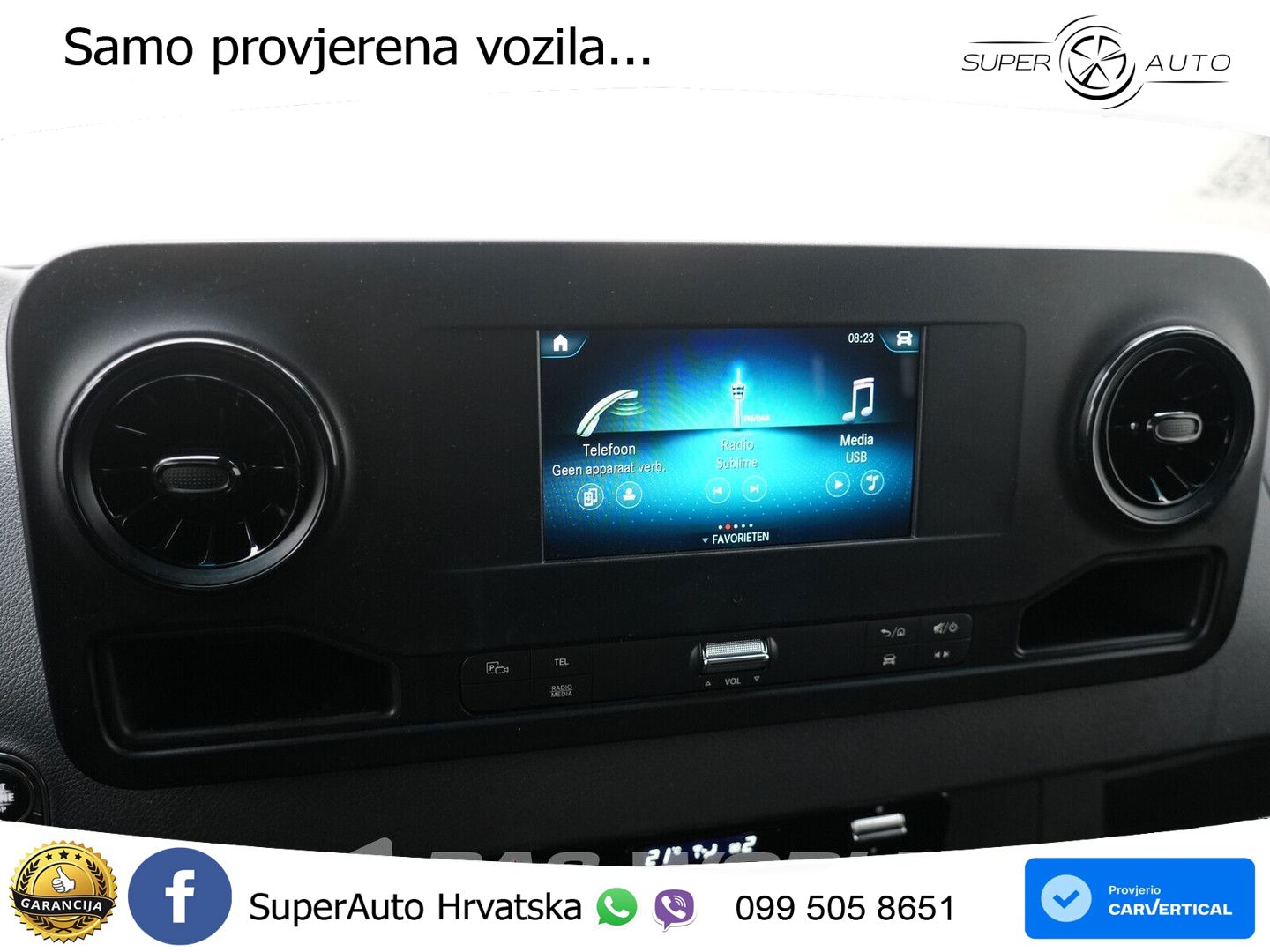 Mercedes-Benz Sprinter 317 CDI Automaat L3H2 3,5t Trekhaak AC/ 170 KS