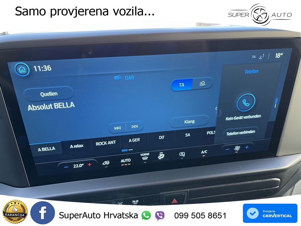 Ford Transit Custom 320 L2H1 LKW VA Trend 136 KS