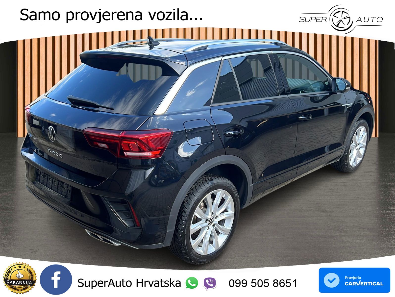 Volkswagen T-Roc 1.5 TSI (150 KS) DSG R-Line LED+GR SJED+ACC