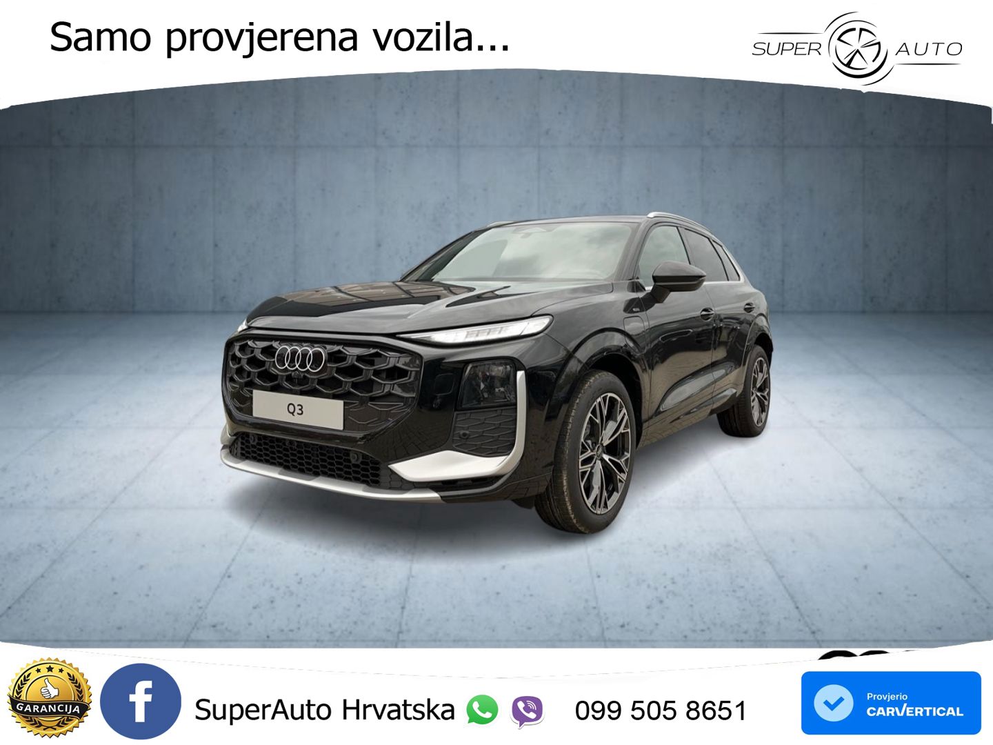 Audi Q3 1.5 TFSIe (272 KS) S tronic S line LED+GR SJED+ACC