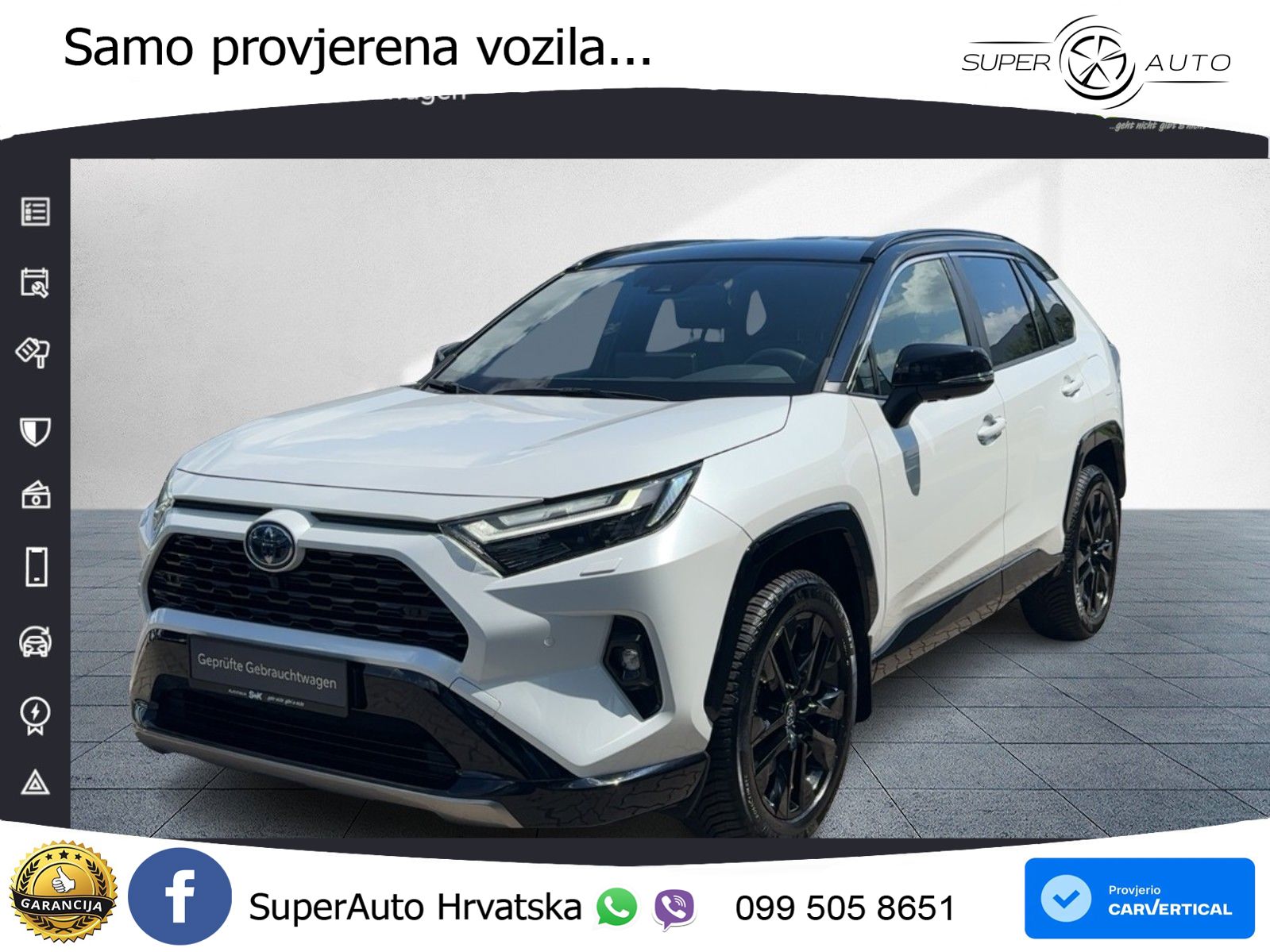 Toyota RAV4 2.5 (218 KS) Hybrid eCVT Style LED+GR SJED+ACC