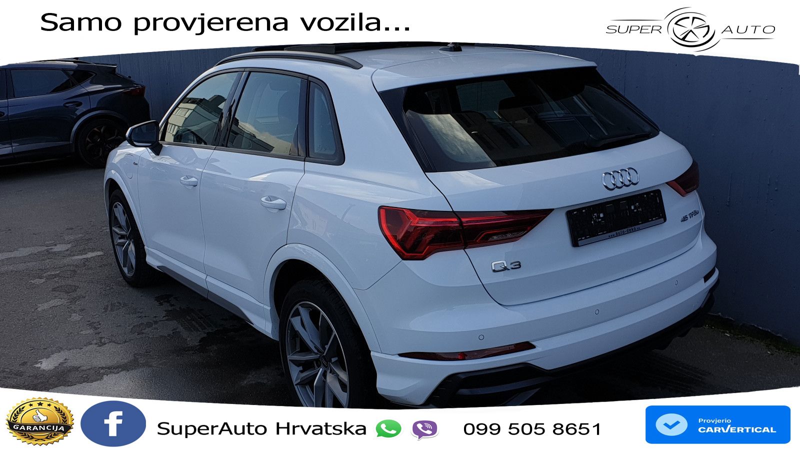 Audi Q3 45 TFSIe (245 KS) S tronic S line LED+GR SJED+ACC