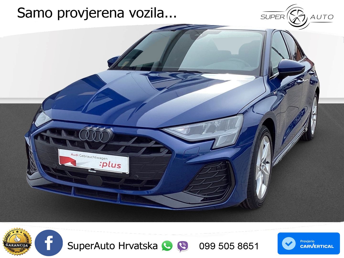 Audi A3 Limuzina 35 TFSI (150 KS) S tronic S line
