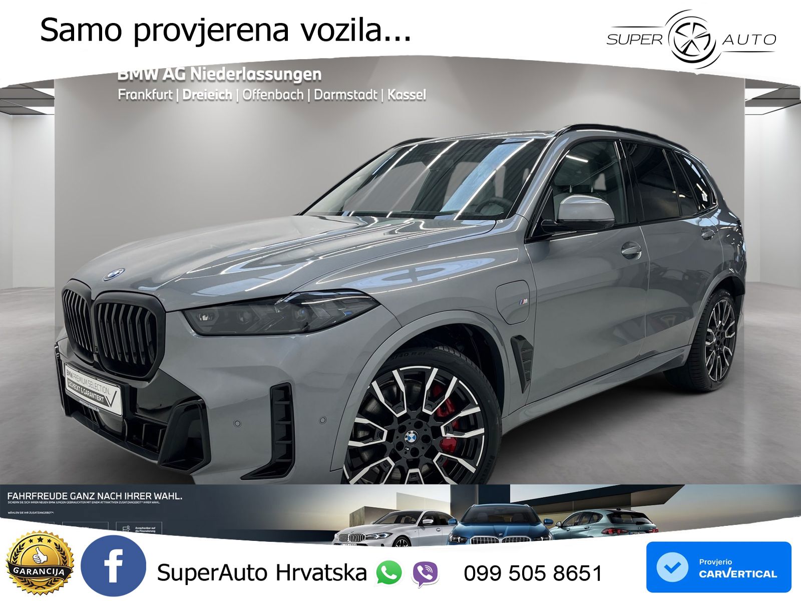 BMW X5 50e (489 KS) xDrive Steptronic M Sport LED+GR SJED+ACC