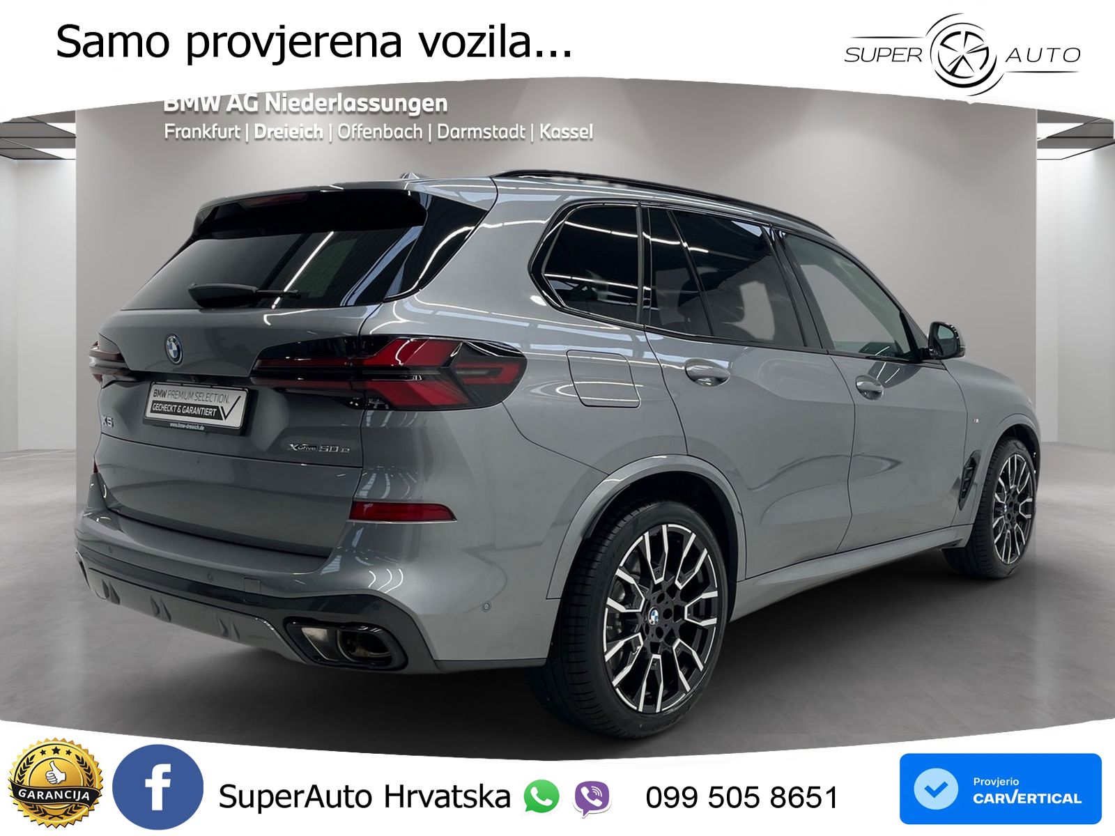 BMW X5 50e (489 KS) xDrive Steptronic M Sport LED+GR SJED+ACC