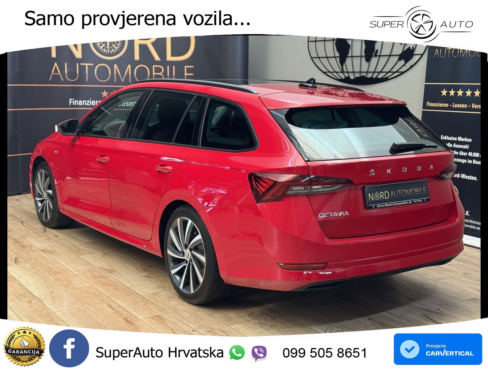 Škoda Octavia Combi 2.0 TDI (150 KS) DSG LED+GR SJED+ACC