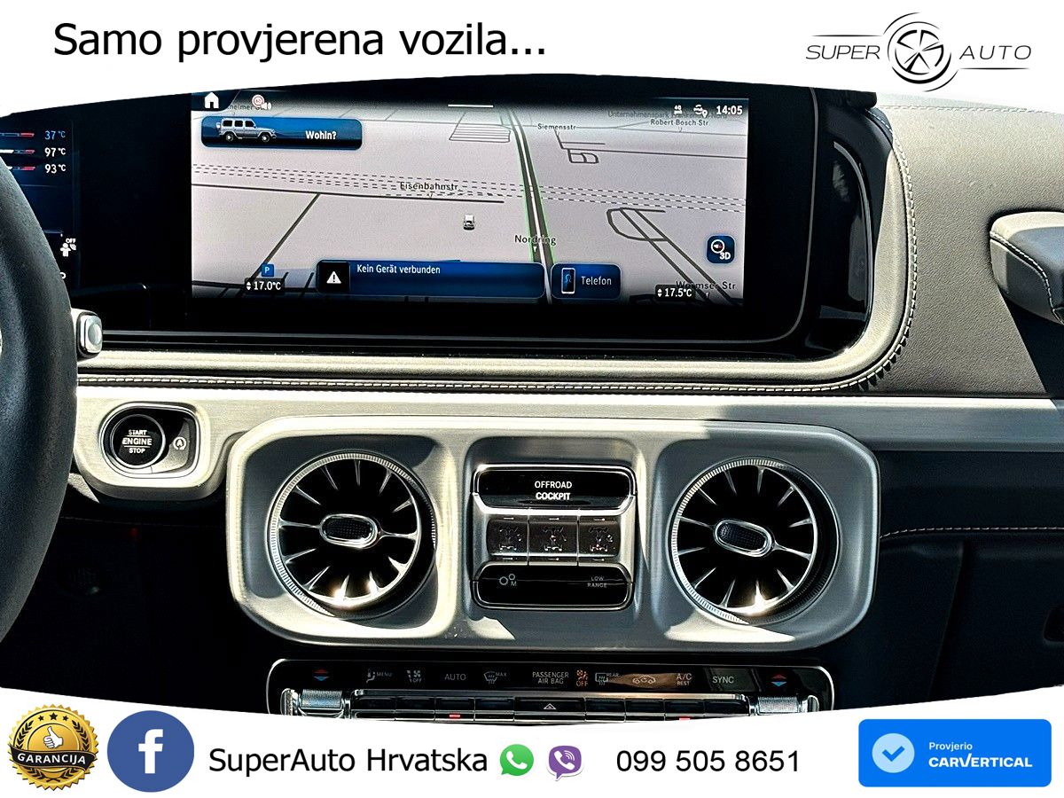 Mercedes AMG G 63 Long V8 (585 KS) 4MATIC 9G-TRONIC AMG SPEEDSHIFT TCT LED+GR SJED+ACC