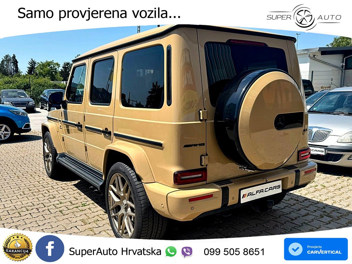 Mercedes AMG G 63 Long V8 (585 KS) 4MATIC 9G-TRONIC AMG SPEEDSHIFT TCT LED+GR SJED+ACC
