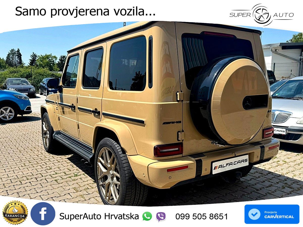 Mercedes AMG G 63 Long V8 (585 KS) 4MATIC 9G-TRONIC AMG SPEEDSHIFT TCT LED+GR SJED+ACC