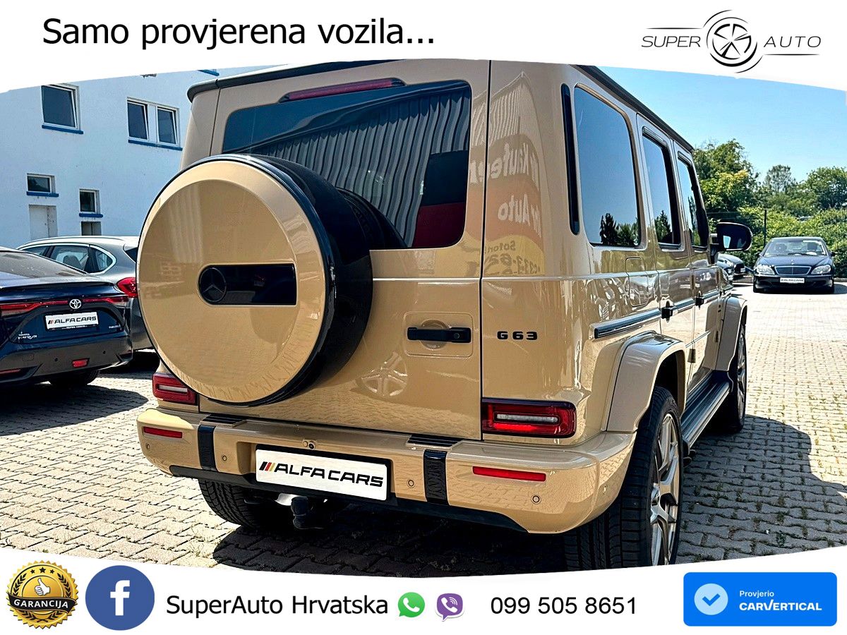 Mercedes AMG G 63 Long V8 (585 KS) 4MATIC 9G-TRONIC AMG SPEEDSHIFT TCT LED+GR SJED+ACC