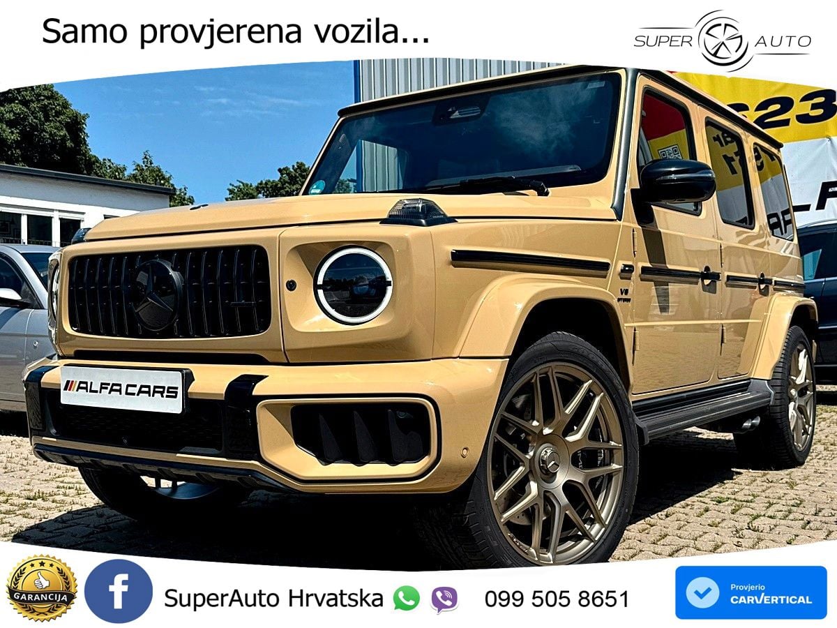 Mercedes AMG G 63 Long V8 (585 KS) 4MATIC 9G-TRONIC AMG SPEEDSHIFT TCT LED+GR SJED+ACC