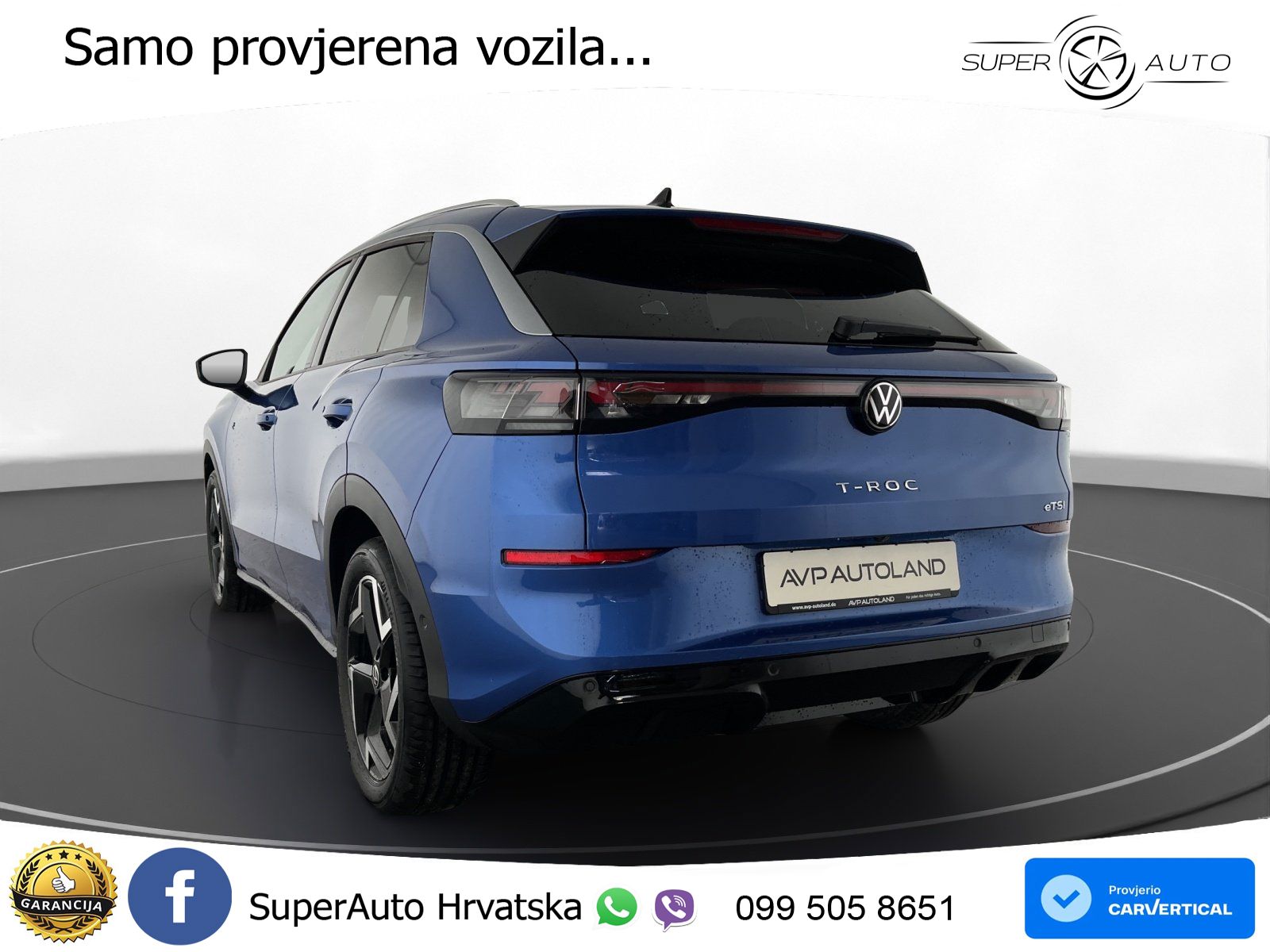 Volkswagen T-Roc 1.5 eTSI (150 KS)  DSG R-Line LED+GR SJED+ACC