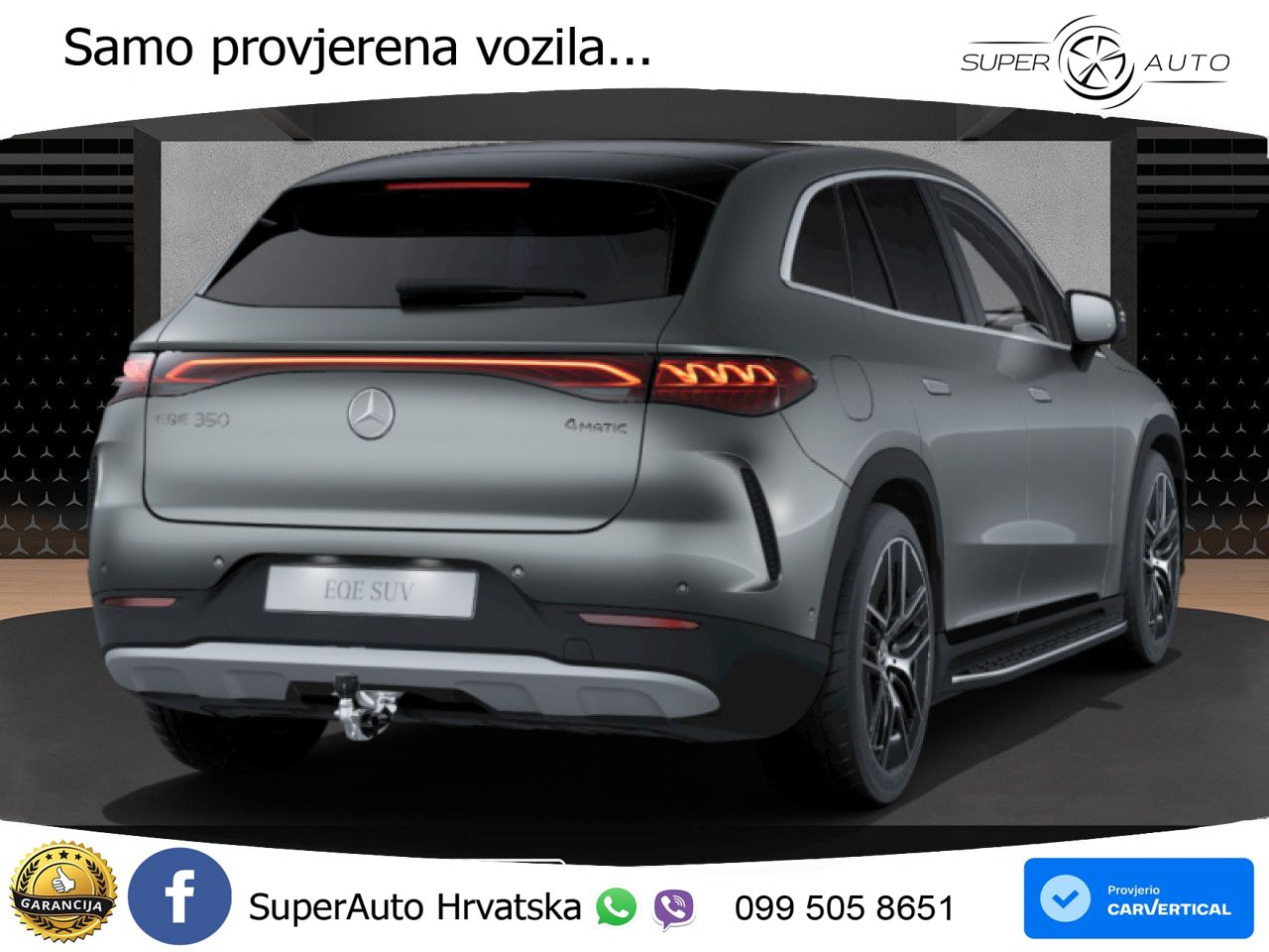 Mercedes EQE SUV 350 98 kWh (292 KS) 4MATIC LED+GR SJED+ACC