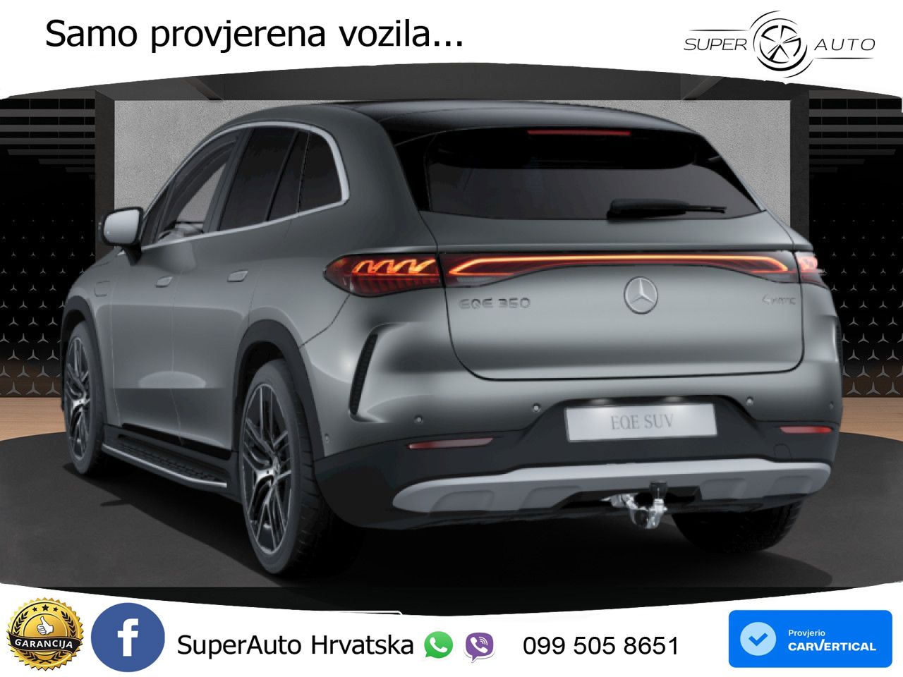 Mercedes EQE SUV 350 98 kWh (292 KS) 4MATIC LED+GR SJED+ACC