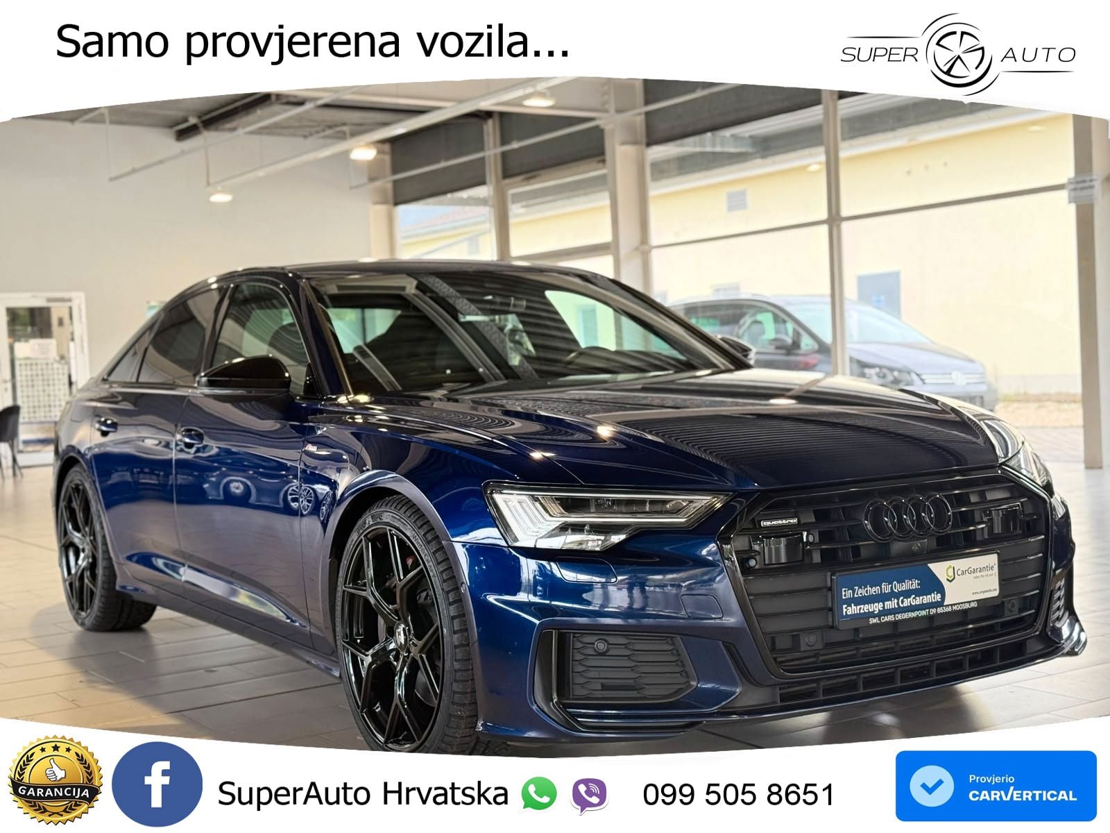 Audi A6 55 TFSI V6 (340 KS) quattro S tronic S line LED+GR SJED+ACC