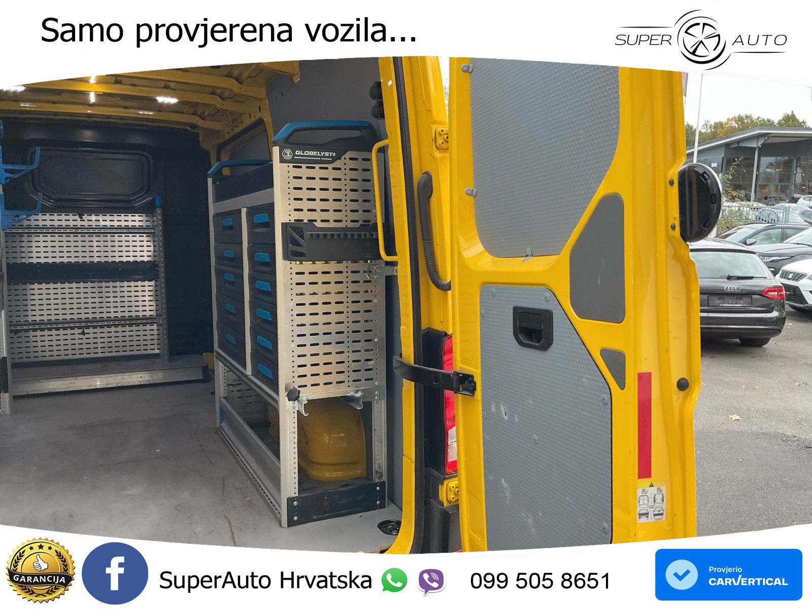 Volkswagen Crafter Kasten 35 mittellang AHK KEIN POST!!! 140 KS