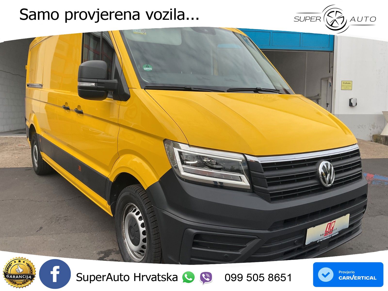 Volkswagen Crafter Kasten 35 mittellang AHK KEIN POST!!! 140 KS