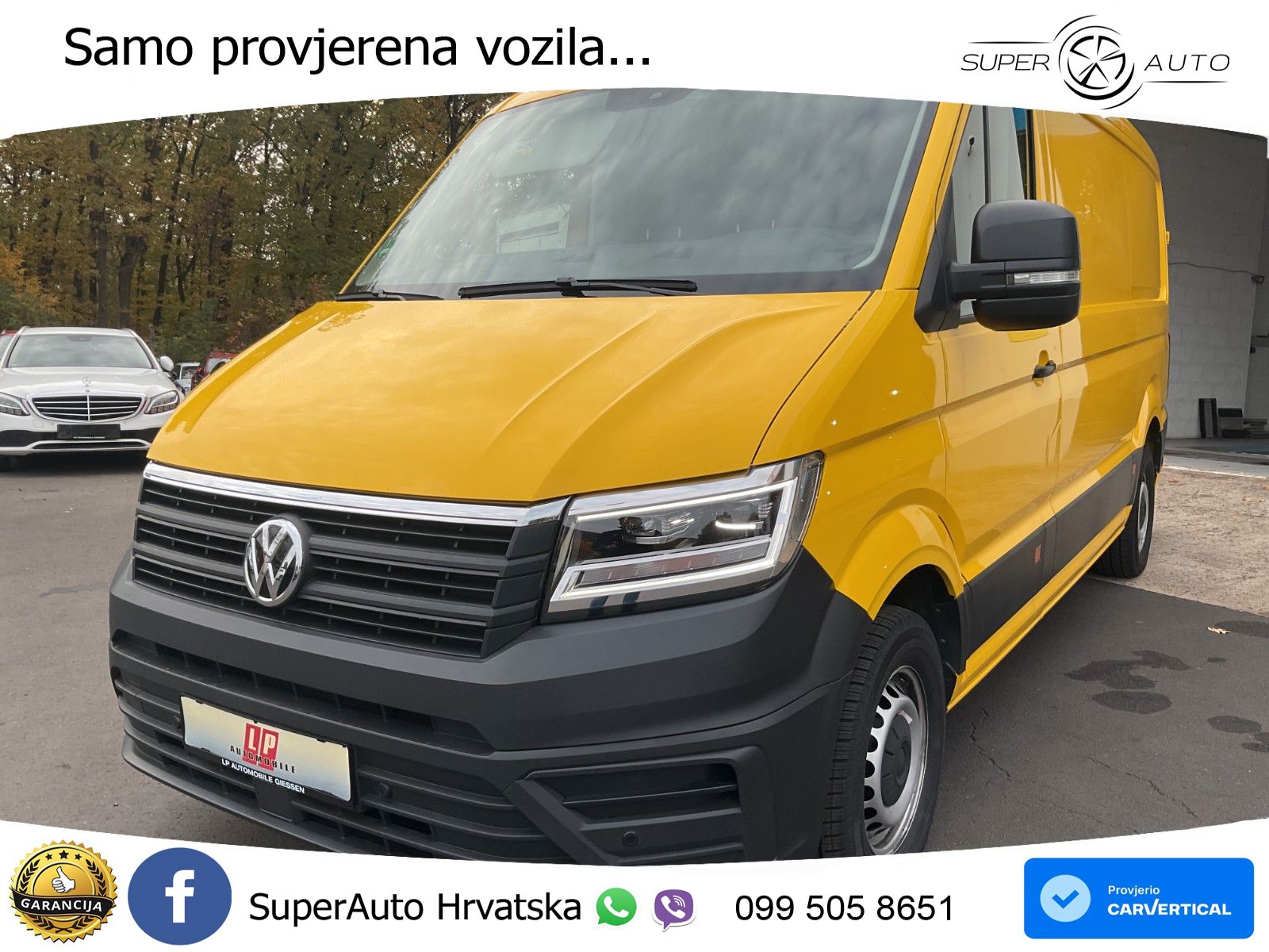 Volkswagen Crafter Kasten 35 mittellang AHK KEIN POST!!! 140 KS