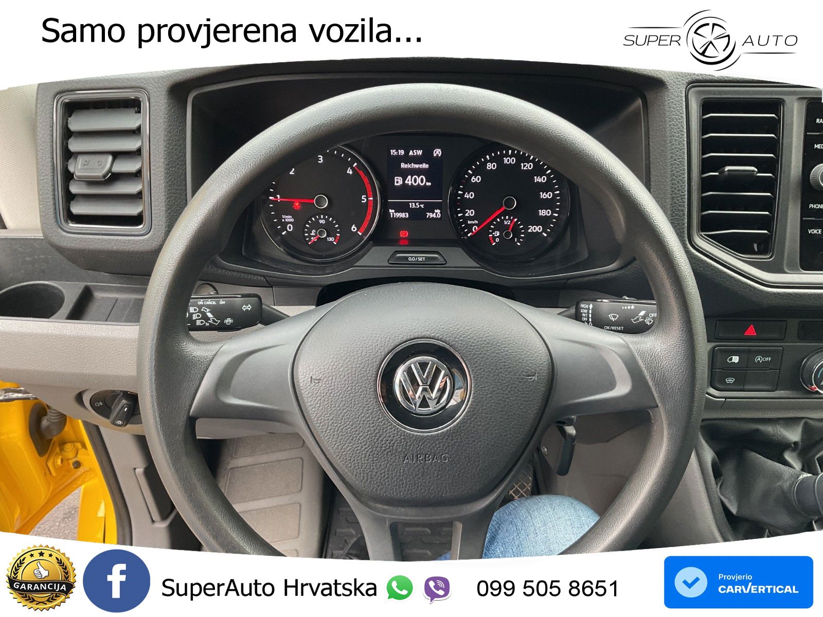 Volkswagen Crafter Kasten 35 mittellang AHK KEIN POST!!! 140 KS