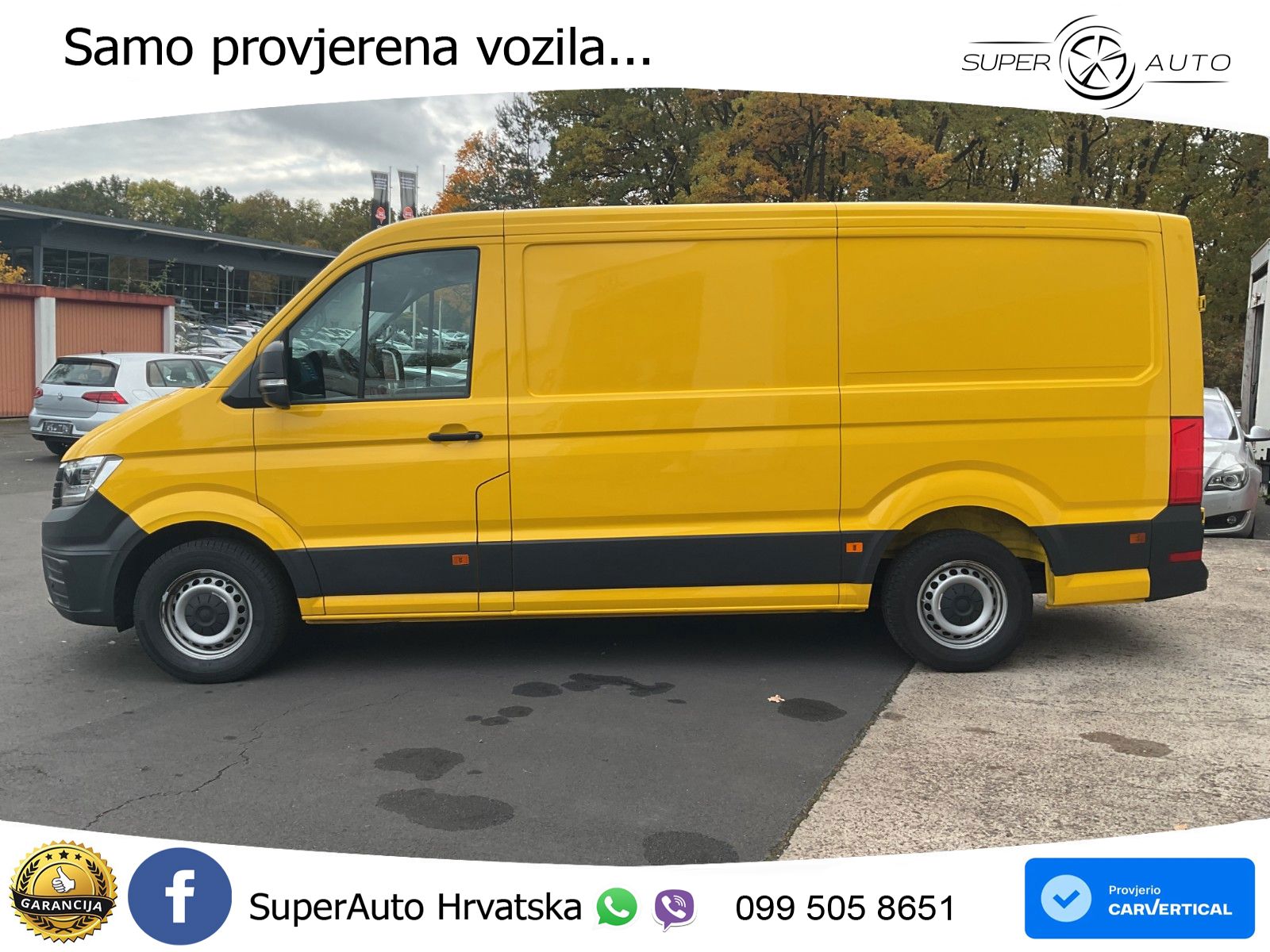 Volkswagen Crafter Kasten 35 mittellang AHK KEIN POST!!! 140 KS