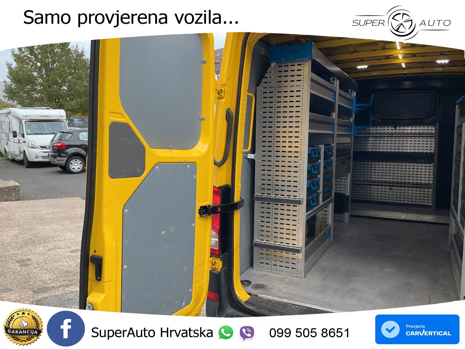 Volkswagen Crafter Kasten 35 mittellang AHK KEIN POST!!! 140 KS