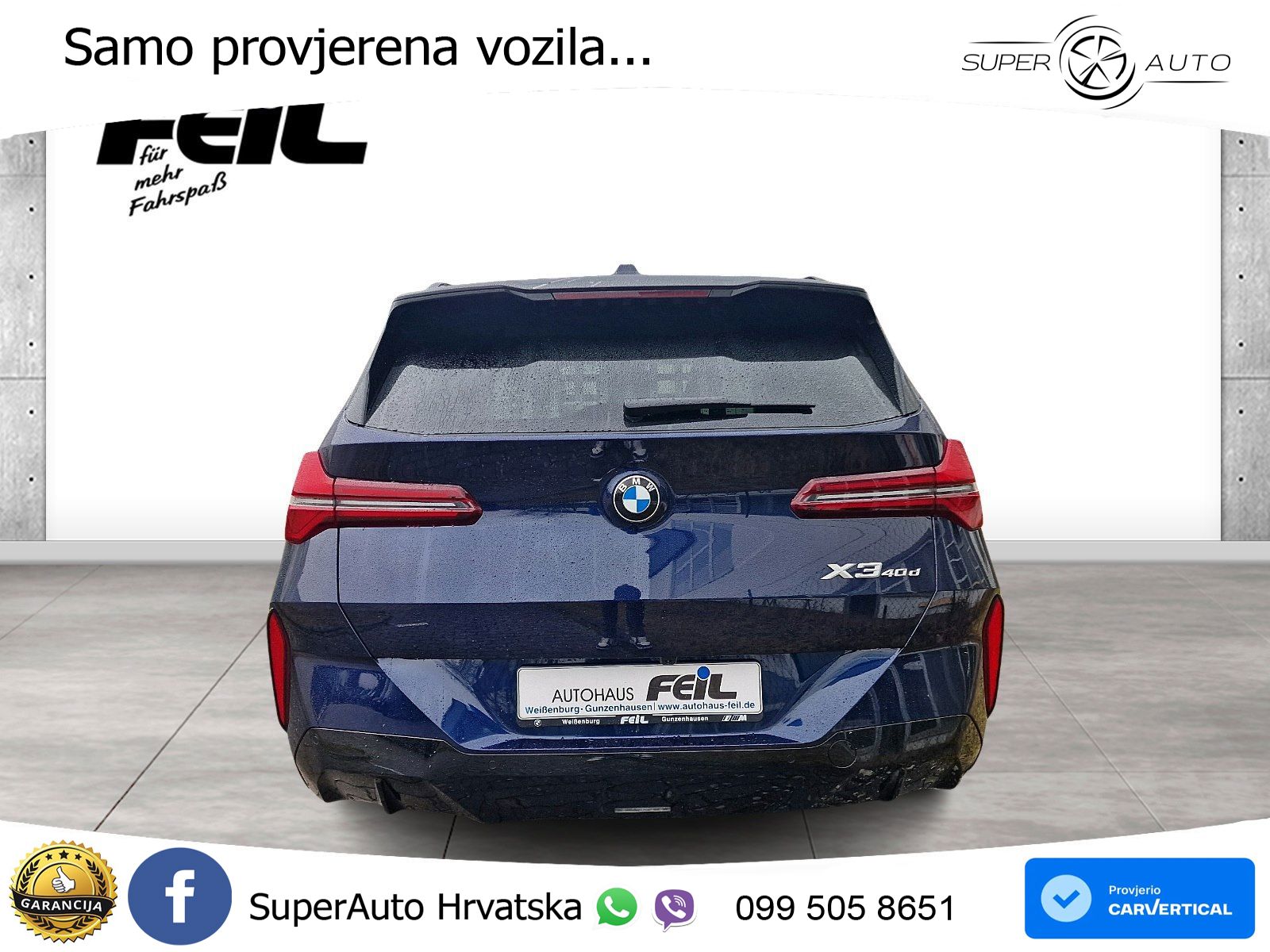 BMW X3 40d xDrive Steptronic M Sport ACC+GR SJED+360+PANO