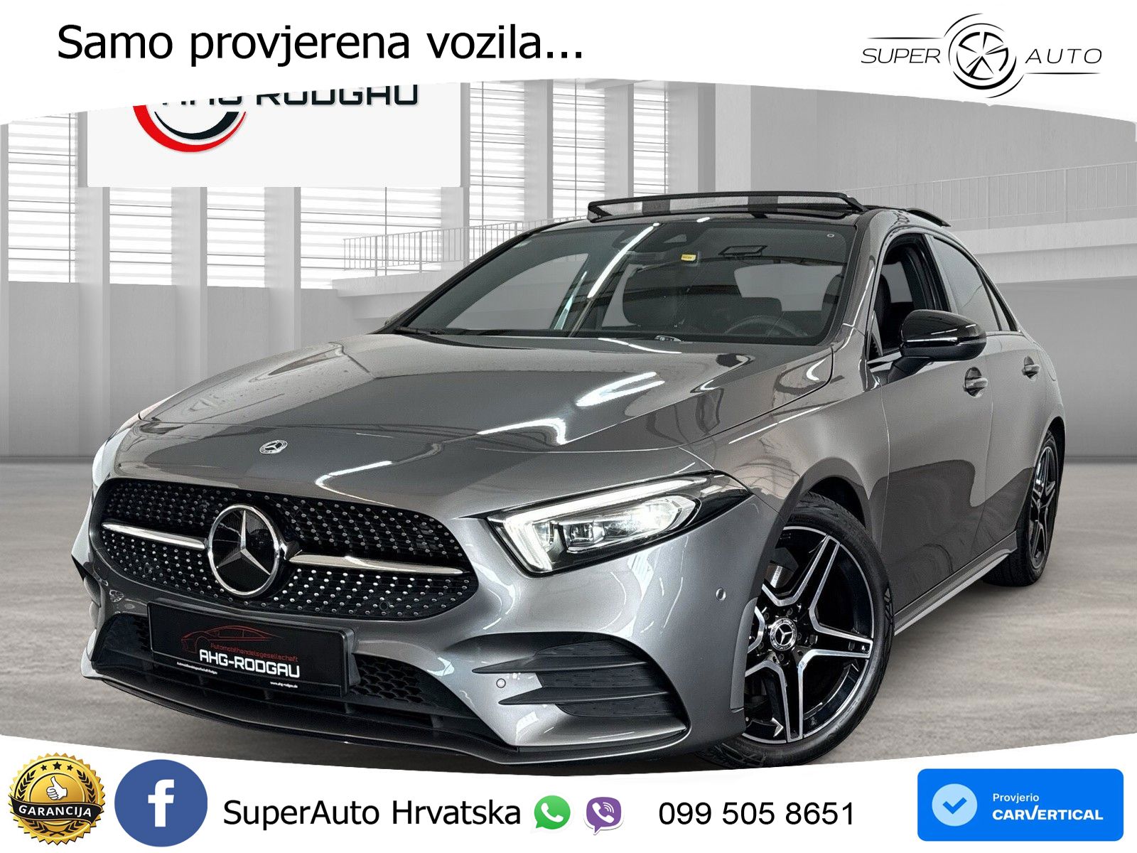 Mercedes-Benz A 200 7G-DCT AMG LED+GR SJED+ACC