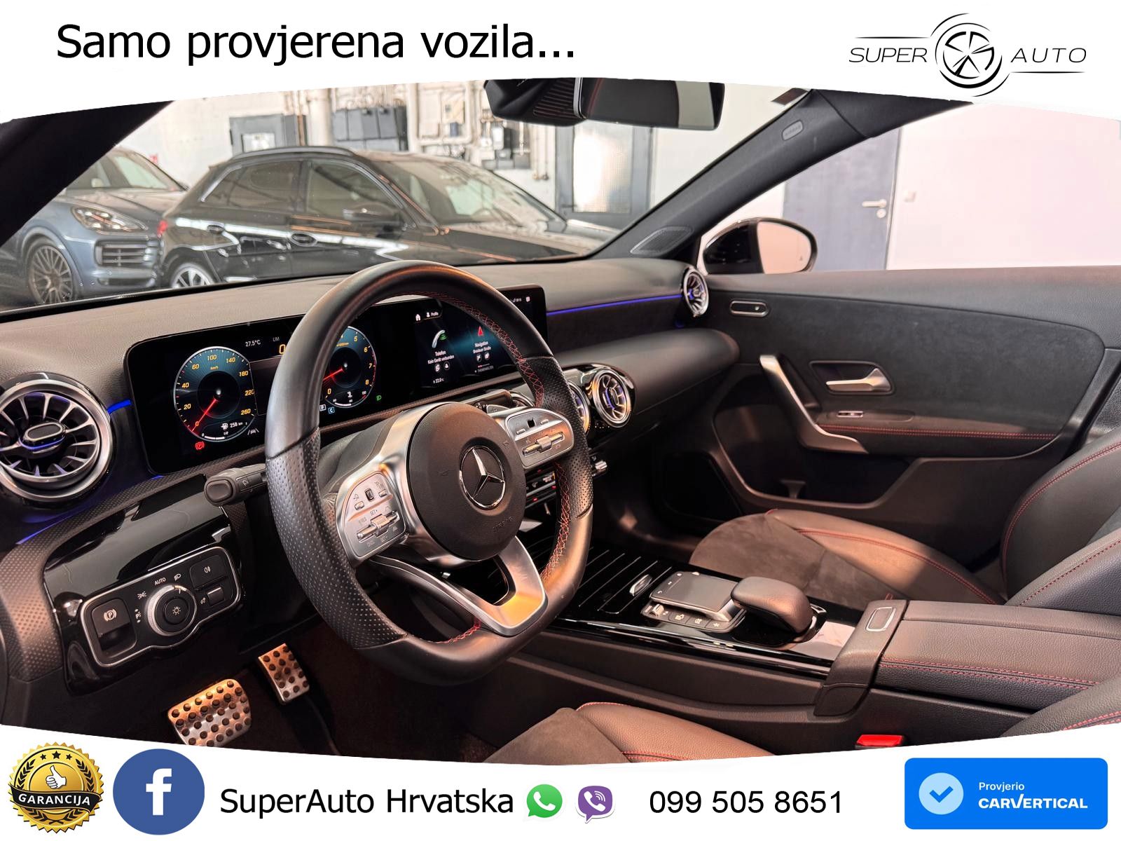 Mercedes-Benz A 200 7G-DCT AMG LED+GR SJED+ACC