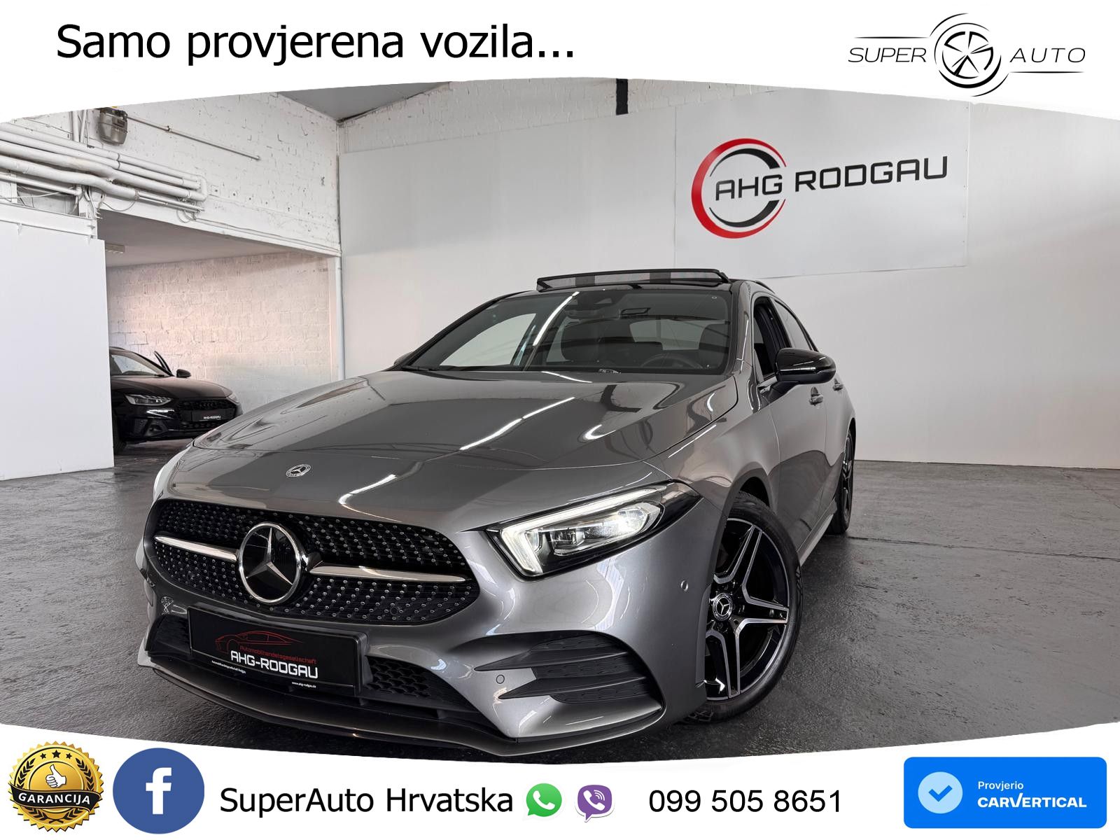 Mercedes-Benz A 200 7G-DCT AMG LED+GR SJED+ACC