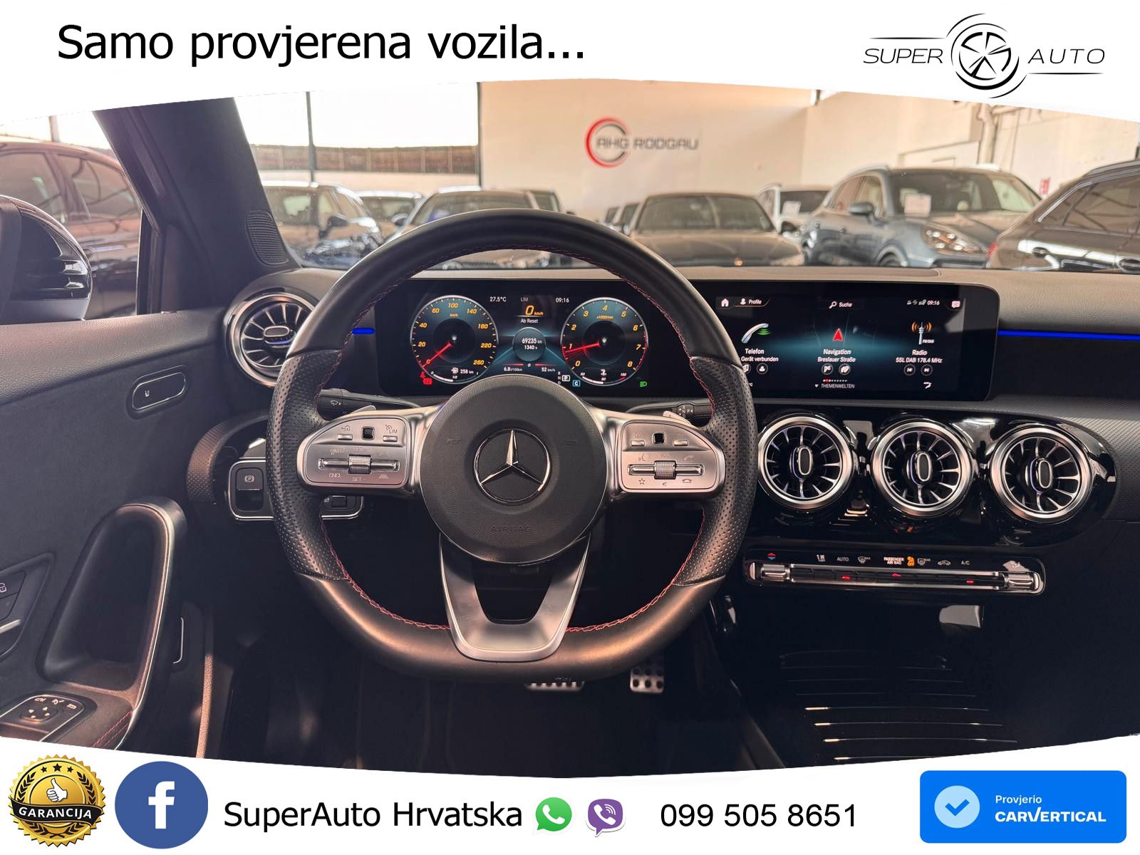 Mercedes-Benz A 200 7G-DCT AMG LED+GR SJED+ACC