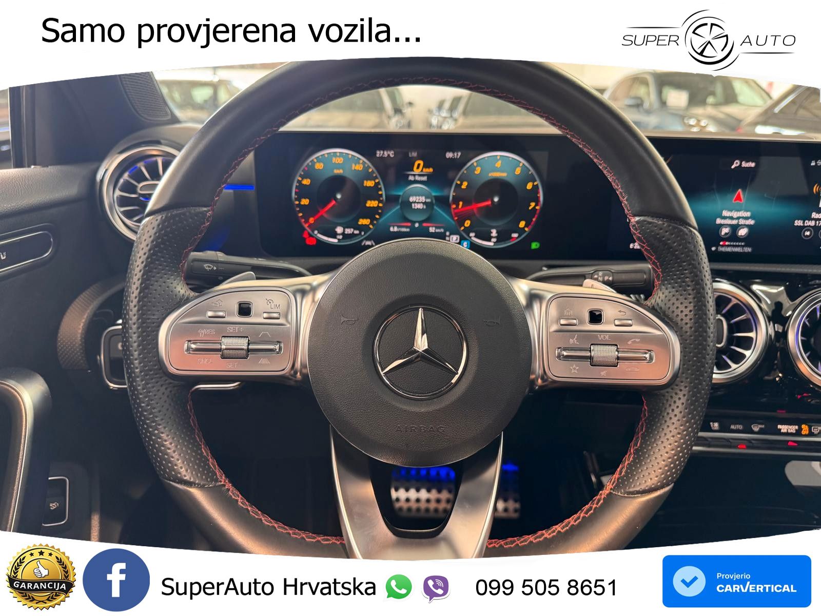 Mercedes-Benz A 200 7G-DCT AMG LED+GR SJED+ACC