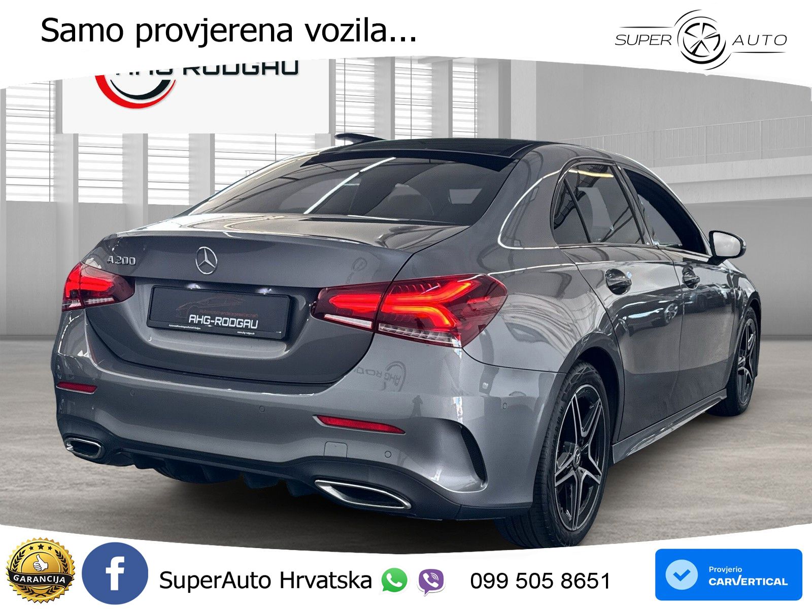Mercedes-Benz A 200 7G-DCT AMG LED+GR SJED+ACC