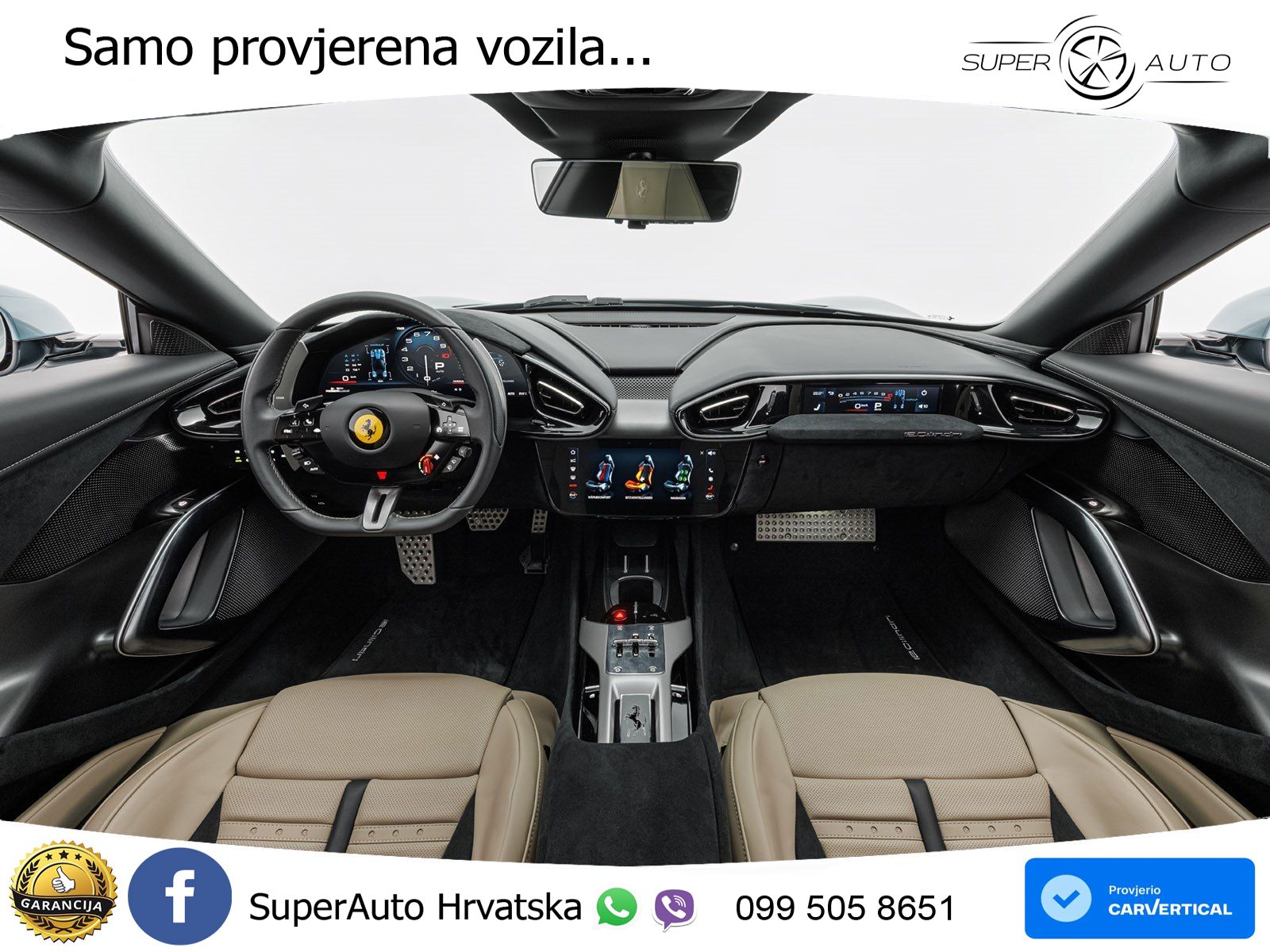 Ferrari 12Cilindri 6.5 V12 (830 KS) DCT ACC+HEAD+GR SJED+360+PANO