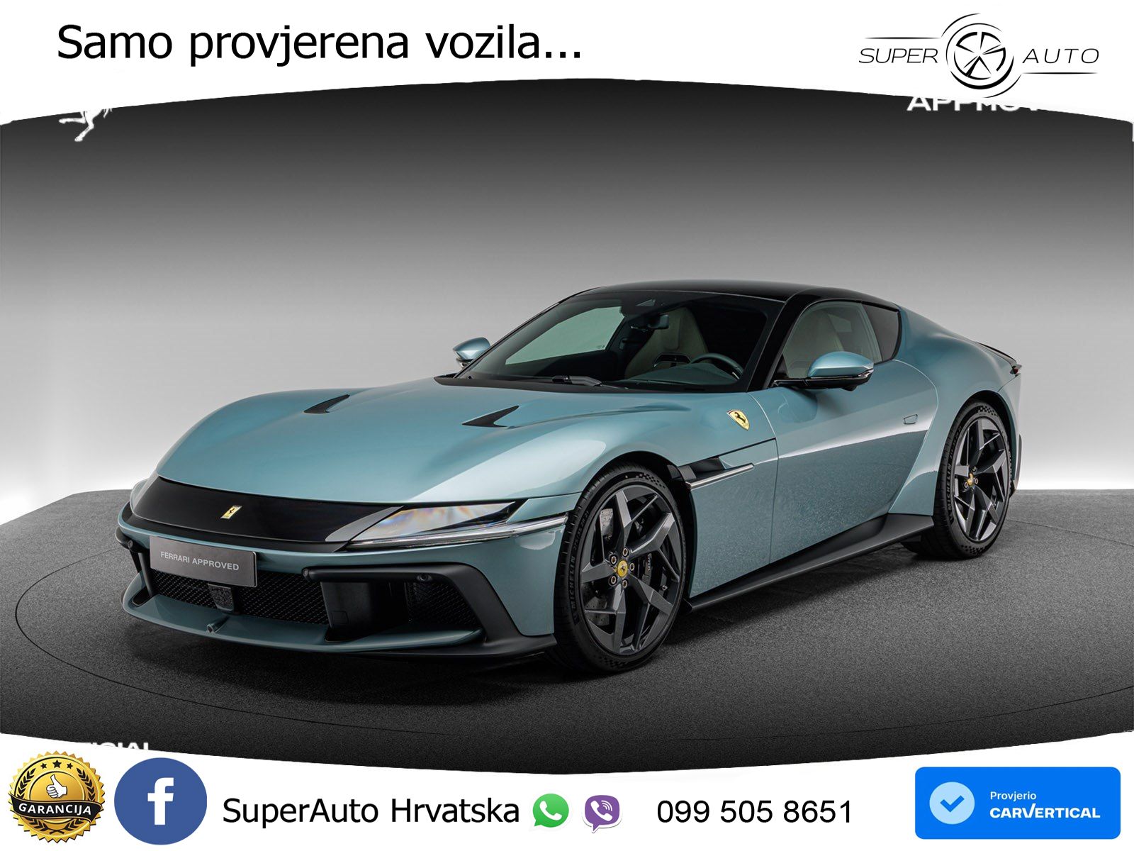 Ferrari 12Cilindri 6.5 V12 (830 KS) DCT ACC+HEAD+GR SJED+360+PANO