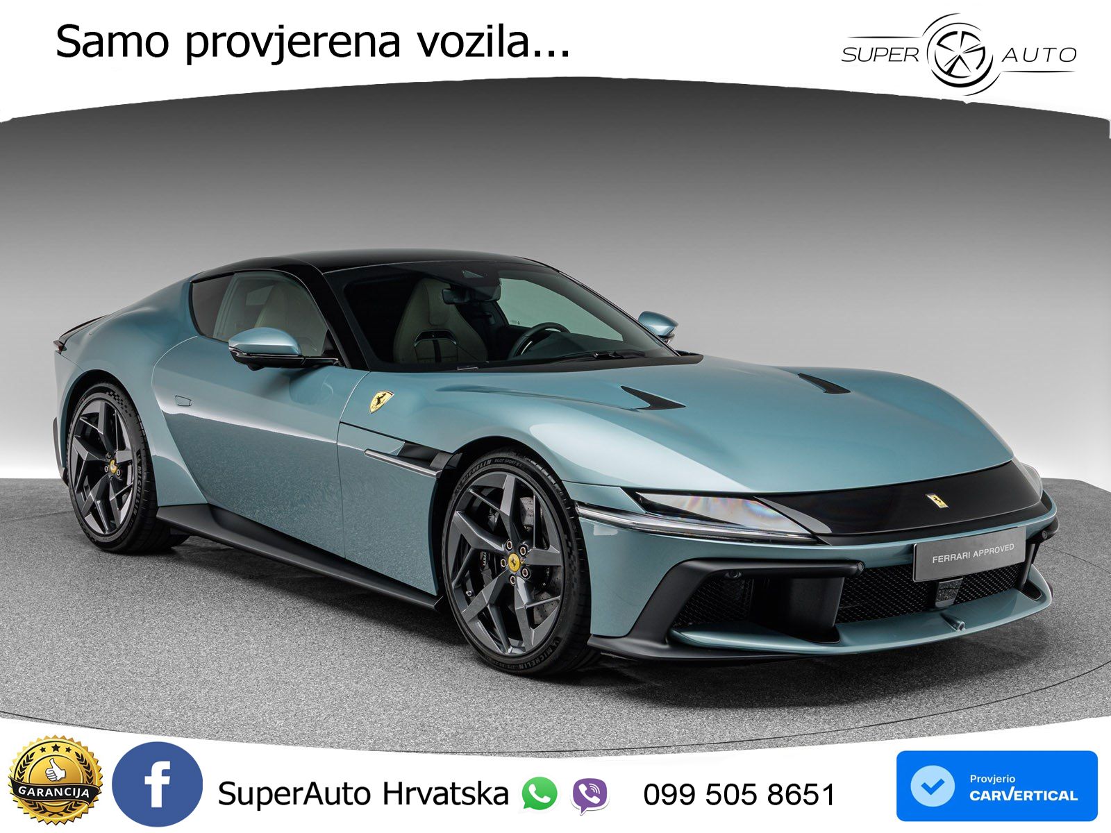 Ferrari 12Cilindri 6.5 V12 (830 KS) DCT ACC+HEAD+GR SJED+360+PANO
