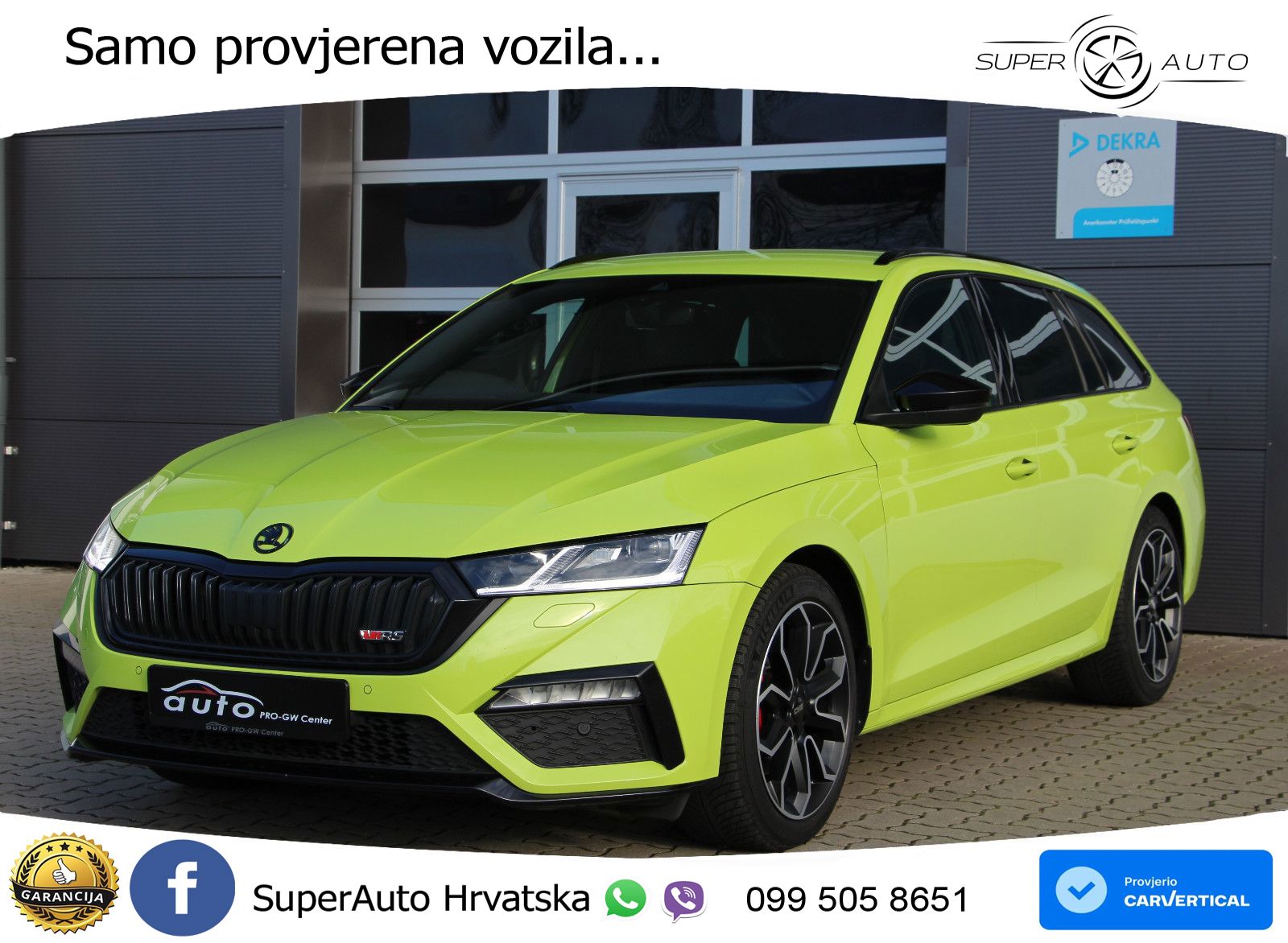 Škoda Octavia Combi RS 2.0 TDI (200 KS) DSG