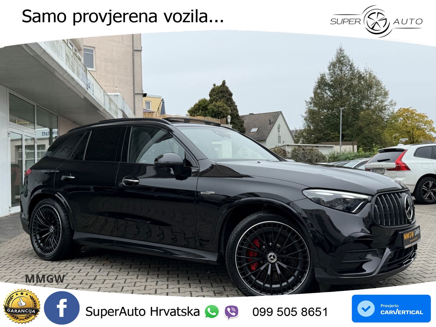 Mercedes AMG GLC 63 S E PERFORMANCE (680 KS) 4MATIC+ AMG SPEEDSHIFT MCT 9G ACC+HEAD+4xGR SJED+360+PANO
