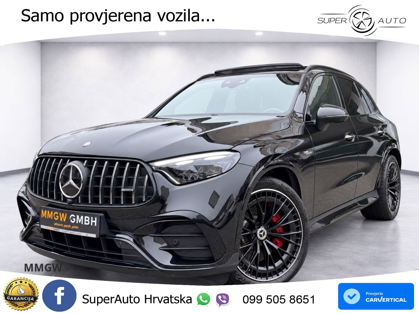 Mercedes AMG GLC 63 S E PERFORMANCE (680 KS) 4MATIC+ AMG SPEEDSHIFT MCT 9G ACC+HEAD+4xGR SJED+360+PANO